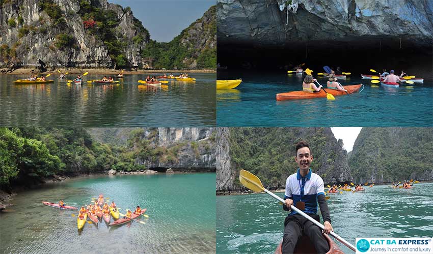 Chèo kayak Vịnh Lan Hạ